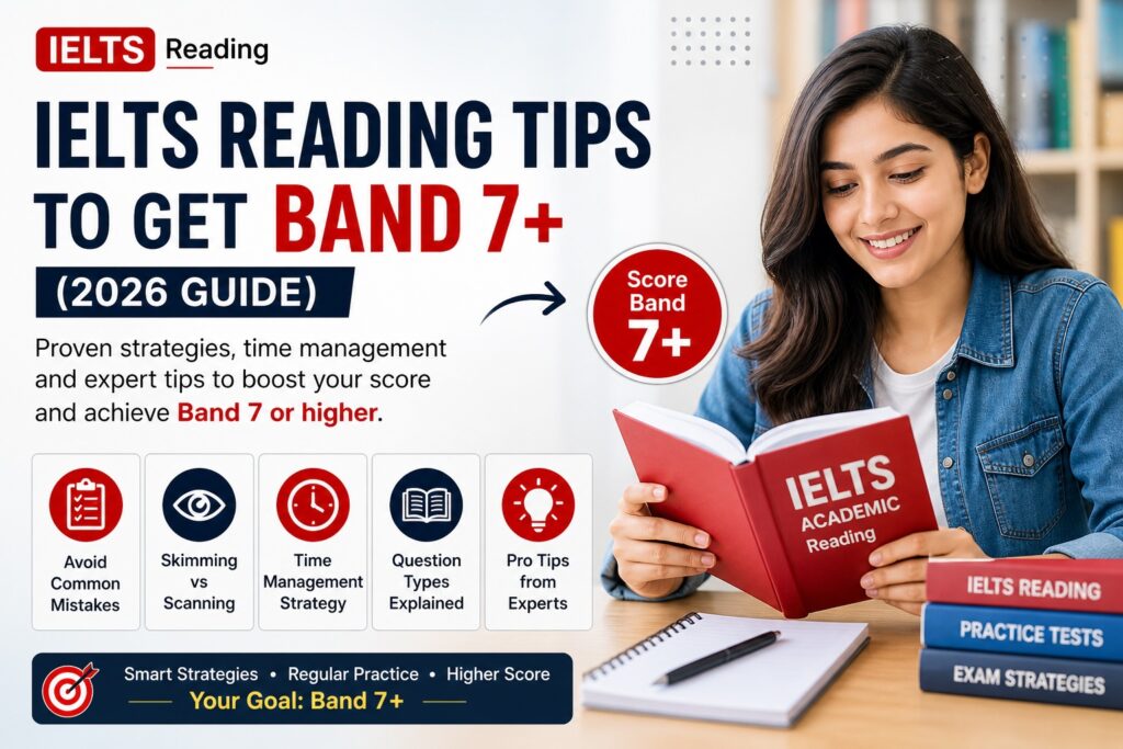 IELTS Reading Tips to Get Band 7+ (2026 Guide)