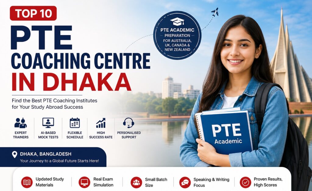 Top 10 PTE Coaching Centre in Dhaka